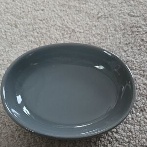 Elegant Gray Ceramic Soap Dish / Holder